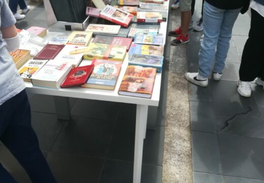 Preto de 200 persoas participaron no mercadillo de libros solidario de Ortigueira